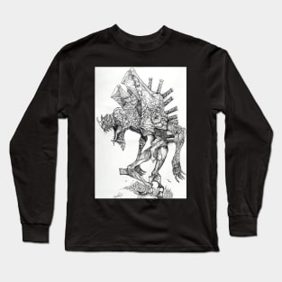 Eva 01 darkart Long Sleeve T-Shirt